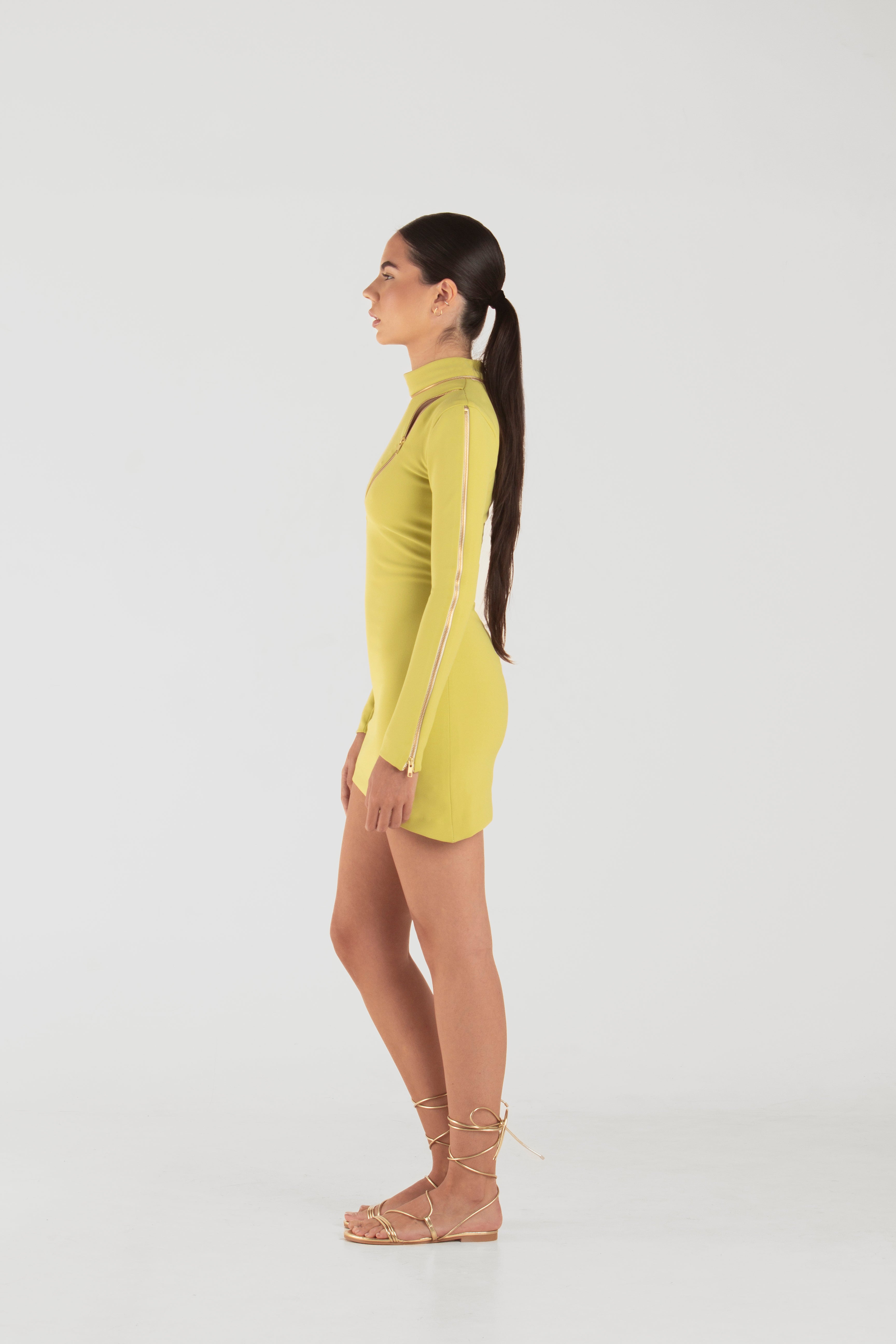 Quinn Green Mini Dress