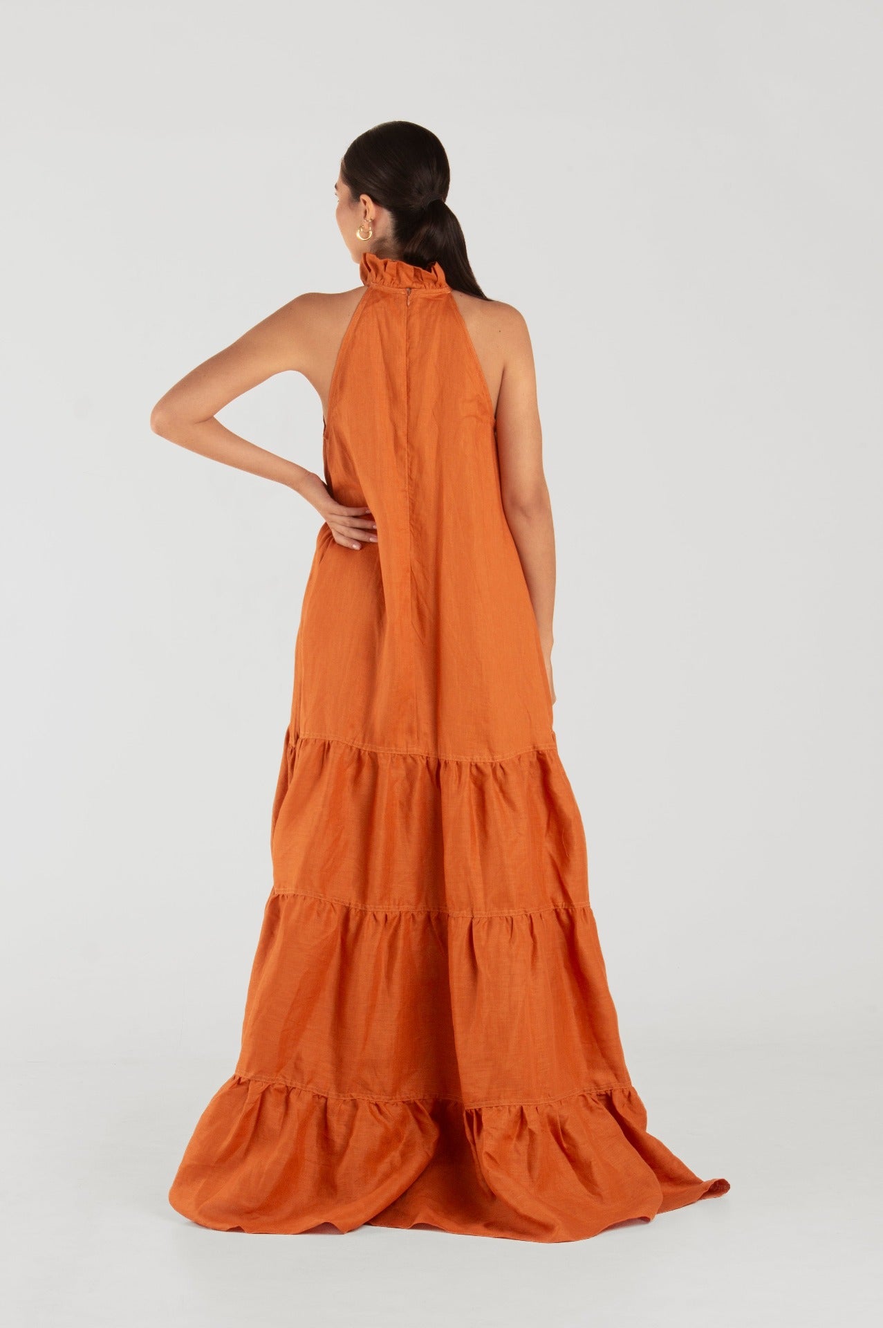 Halter Dress, back