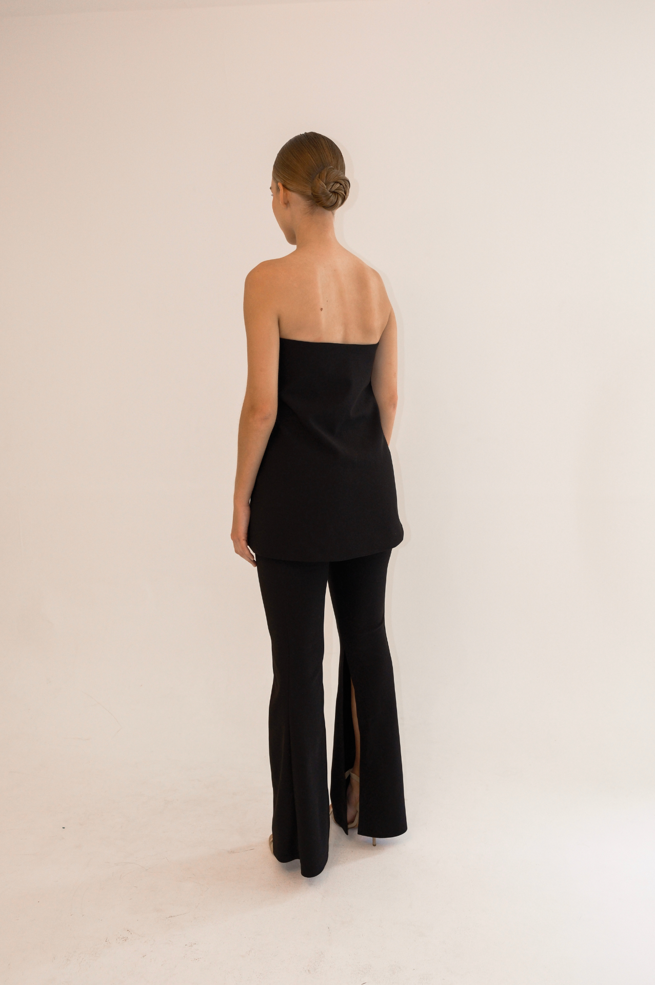 Gardenia High-Rise Flare Pant Black