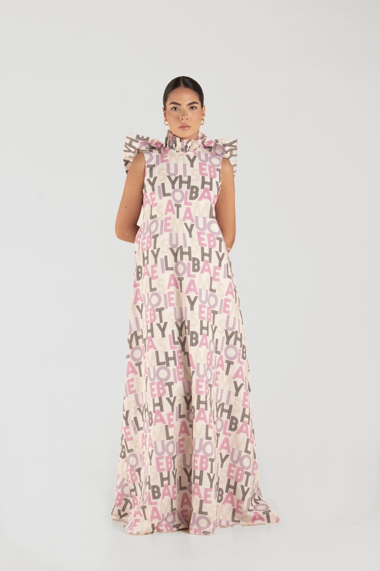 A-line dress, front