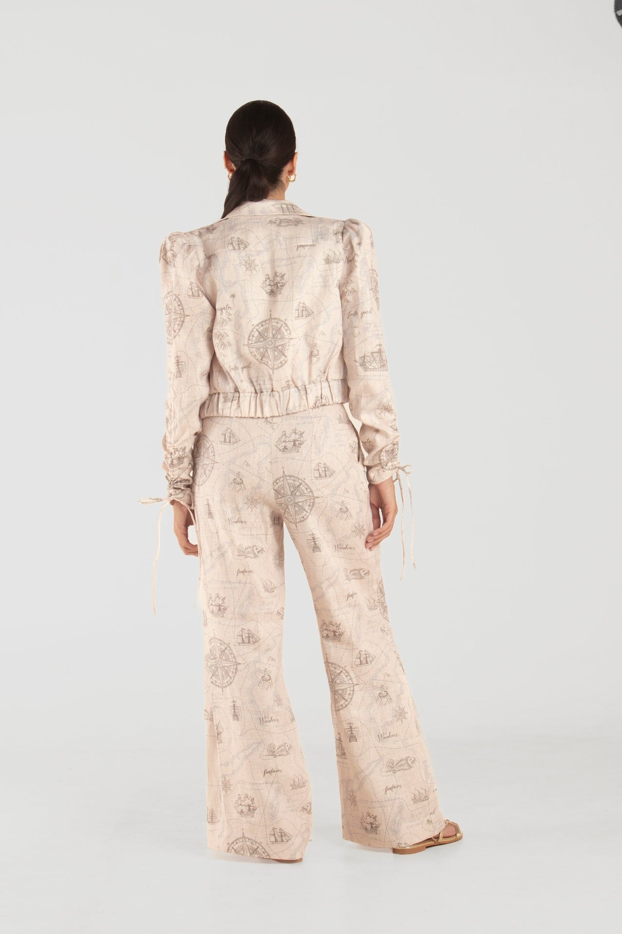 linen pants, back